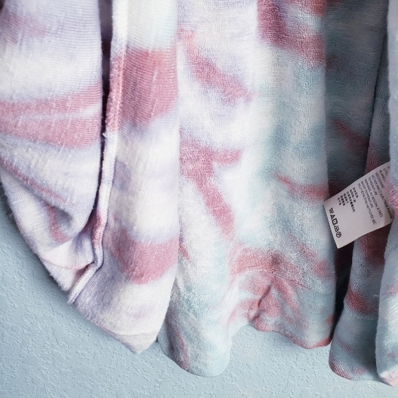 Free People Best Catch Tie Dye Tee in Pink Ivory - Picture 9 of 10